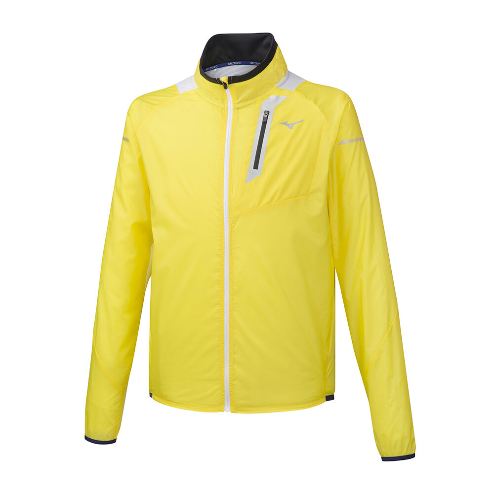 Mizuno Aero WindTop Férfi Jacke Sárga IJM961802